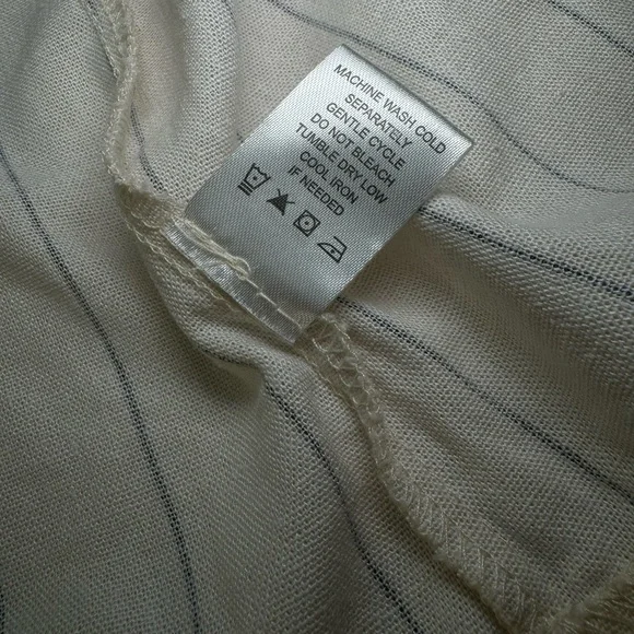 MESSINI Linen Blazer Large Beige Half Sleeve - Shoulder Pads - Business Formal - Picture 6 of 8